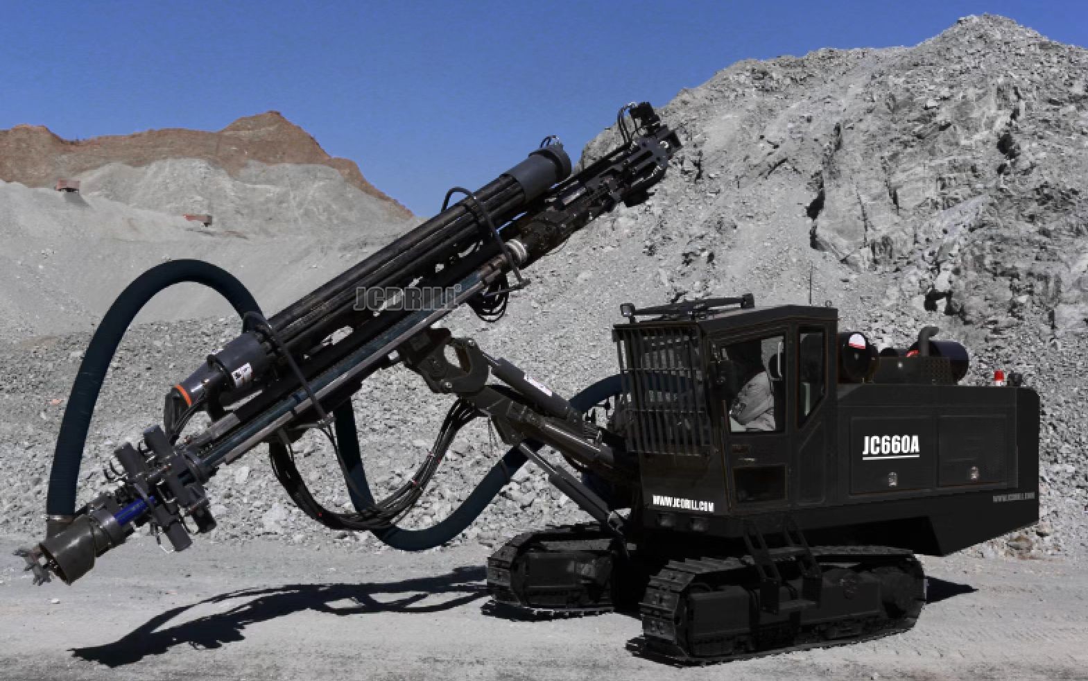 JCDRILL JC660A Foreuse de sablage à roche à DTH intégrée