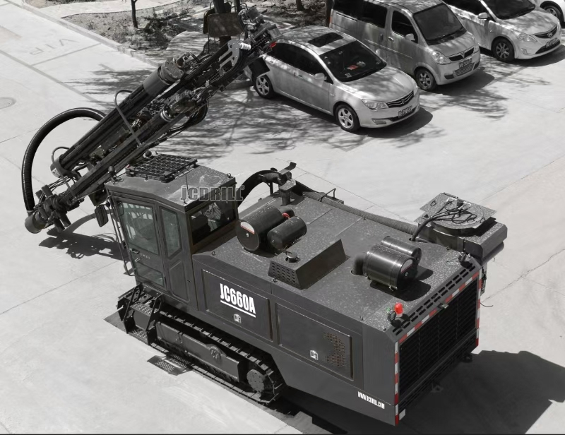 JCDRILL JC660A Foreuse de sablage à roche à DTH intégrée