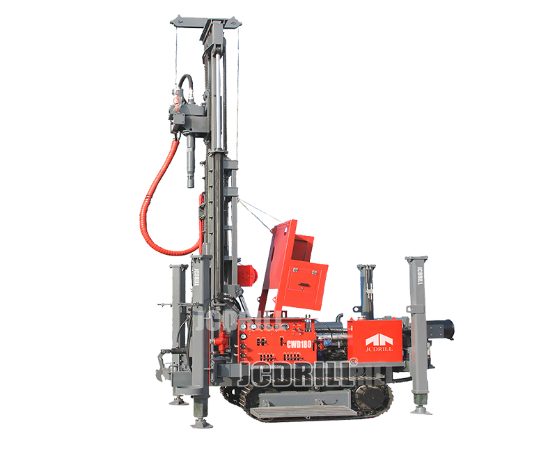 Plate-forme multifonctionnelle de forage de puits d’eau par Crawler Moving
