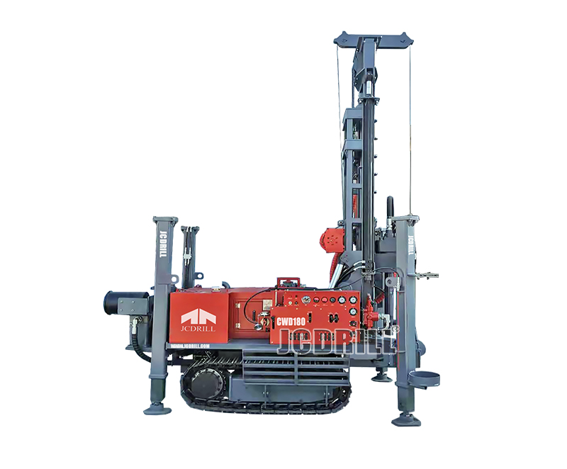 Plate-forme multifonctionnelle de forage de puits d’eau par Crawler Moving