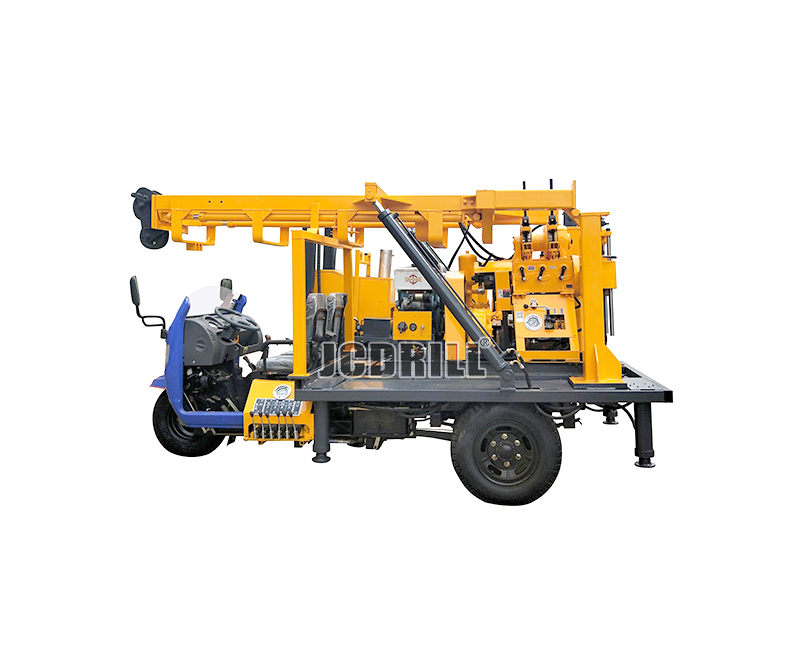 JXY400C noyau hydraulique de broche/Machine de forage de puits d’eau véhicule de trois roues