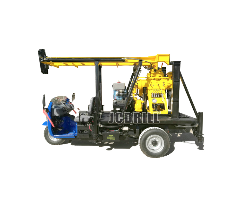 JXY200C trois roues véhicule monté Machine de forage hydraulique de noyau de broche