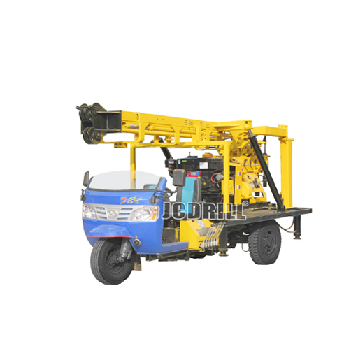 JXY400C noyau hydraulique de broche/Machine de forage de puits d’eau véhicule de trois roues
