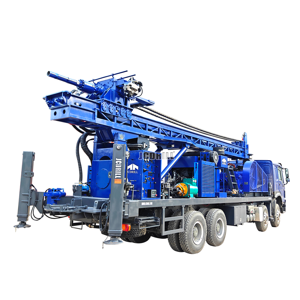 Forage monté sur camion DTH appareil de forage hydraulique rotatif pour puits d’eau
