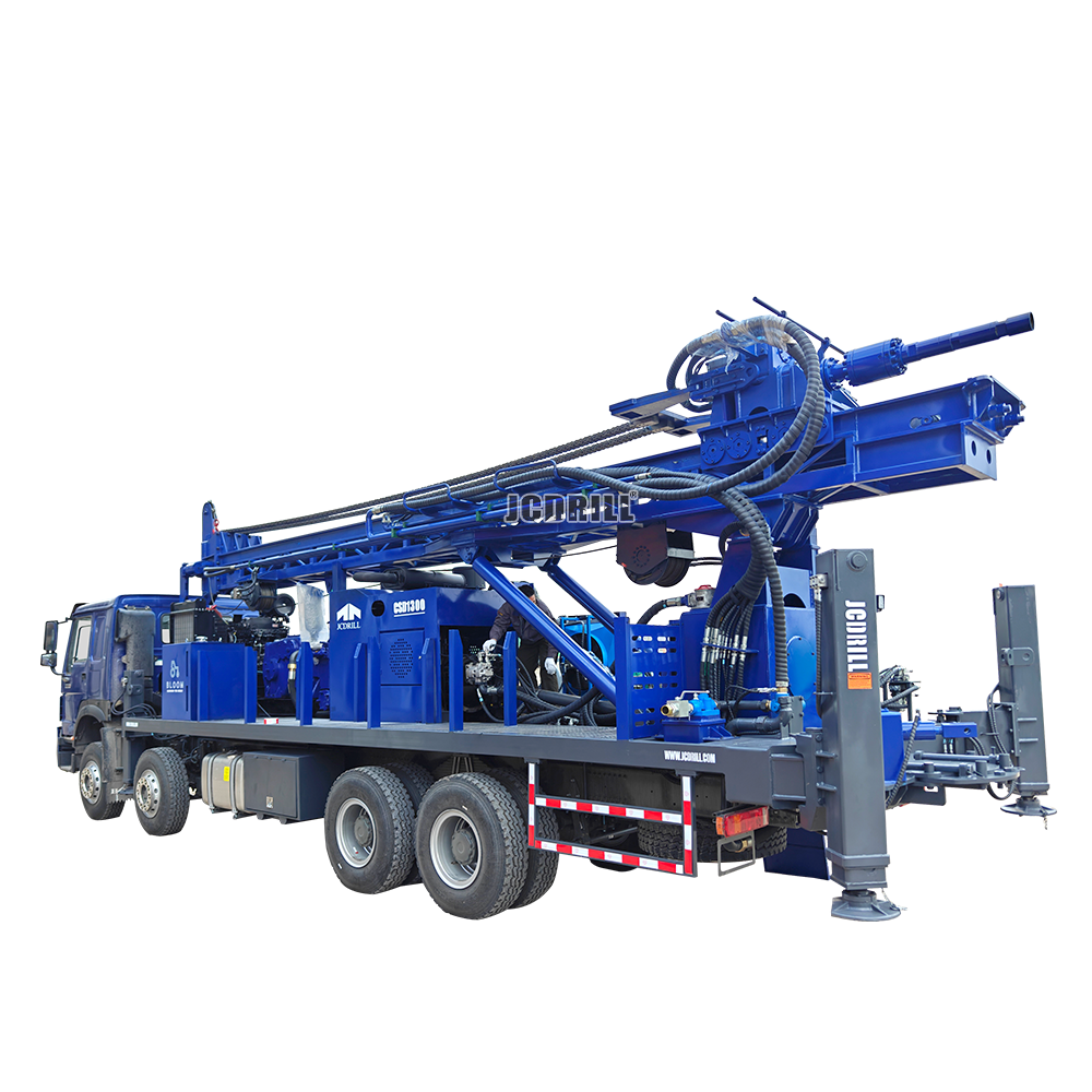 Forage monté sur camion DTH appareil de forage hydraulique rotatif pour puits d’eau