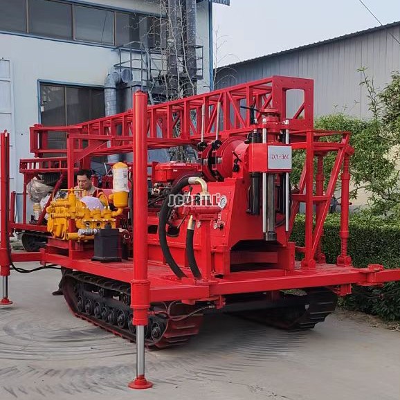 La machine de perçage vertical à vis montée sur châssis crawler JXY360 a été expédiée en Europe.