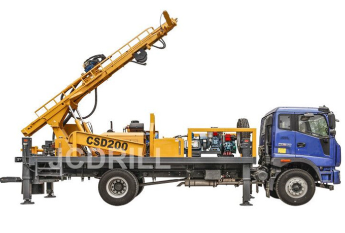Avantages de la foreuse de puits d'eau sur camion
